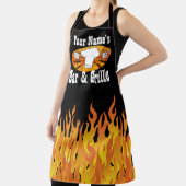 Personalisiert Name Bar und Grille GRILLEN Schürze (InSitu)