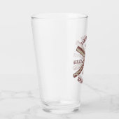 Personalisiert NAME Barber Straight Razor Barbersh Glas (Rechts)