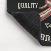 Personalisiert NAME Barber Straight Razor Barbersh Mousepad (Ecke)