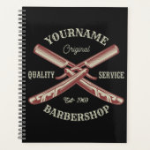 Personalisiert NAME Barber Straight Razor Barbersh Planer (Vorderseite)