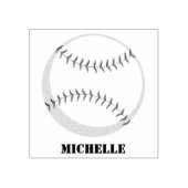 Personalisiert Name Baseball Gummistempel (Prägung)