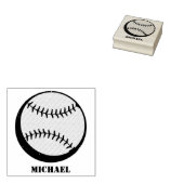 Personalisiert Name Baseball Gummistempel (Stempel)