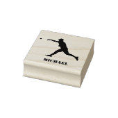 Personalisiert Name Baseball Gummistempel (Stempel)