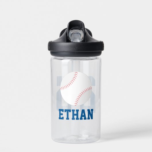 Personalisiert Name Baseball Jersey Trinkflasche (Vorne)