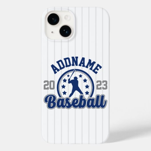 Personalisiert NAME Baseball Team Player Game Case-Mate iPhone Hülle (Rückseite)
