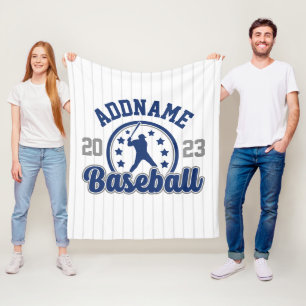 Personalisiert NAME Baseball Team Player Game Fleecedecke