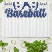 Personalisiert NAME Baseball Team Player Game Geschirrtuch (Gefaltet)