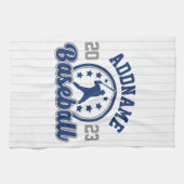 Personalisiert NAME Baseball Team Player Game Geschirrtuch (Horizontal)