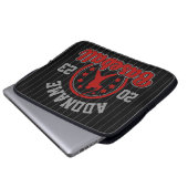 Personalisiert NAME Baseball Team Player Game Laptopschutzhülle (Vorne Knopf)