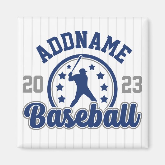 Personalisiert NAME Baseball Team Player Game Magnet (Vorne)