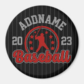 Personalisiert NAME Baseball Team Player Game Magnet (Vorne)