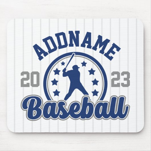 Personalisiert NAME Baseball Team Player Game Mousepad (Vorne)