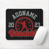 Personalisiert NAME Baseball Team Player Game Mousepad (Mit Mouse)