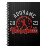Personalisiert NAME Baseball Team Player Game Notizblock (Vorderseite)