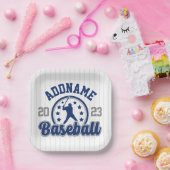 Personalisiert NAME Baseball Team Player Game Pappteller (Party)