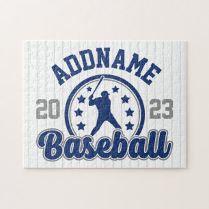 Personalisiert NAME Baseball Team Player Game Puzzle