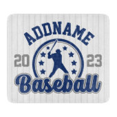 Personalisiert NAME Baseball Team Player Game Schneidebrett (Vorderseite)