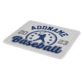 Personalisiert NAME Baseball Team Player Game Schneidebrett (Ecke)