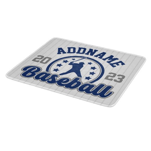 Personalisiert NAME Baseball Team Player Game Schneidebrett (Ecke)