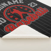 Personalisiert NAME Baseball Team Player Game Sherpadecke (3/4)