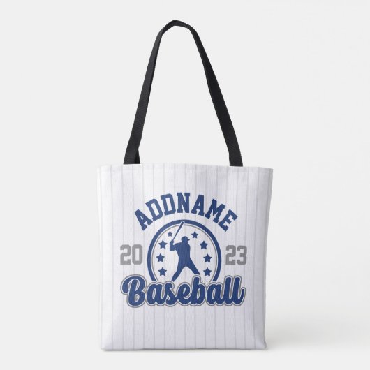 Personalisiert NAME Baseball Team Player Game Tasche (Rückseite)