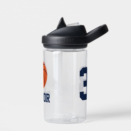 Personalisiert Name Basketball Jersey Trinkflasche (Links)