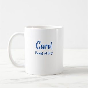 Personalisiert Name Bedeutung Name Carol Tasse