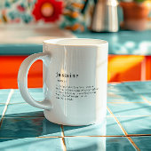 Personalisiert Name - benutzerdefinierte Definitio Kaffeetasse