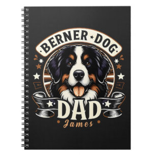 Personalisiert Name Berner Dog Vater - Bernese Dad Notizblock