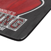 Personalisiert NAME Boxer Boxing Glove Prize Fight Schneidebrett (Ecke)