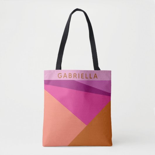 Personalisiert Name Brautparty Favor Earthy Lila Tasche (Vorderseite)