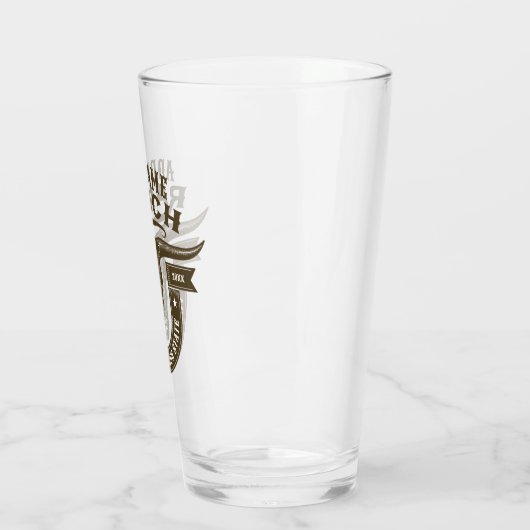 Personalisiert NAME Bull Steer Skull Western Ranch Glas (Links)