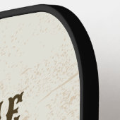 Personalisiert NAME Bull Steer Skull Western Ranch Pickleball Schläger (Linke Seite)