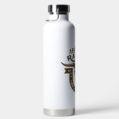 Personalisiert NAME Bull Steer Skull Western Ranch Trinkflasche (Rechts)