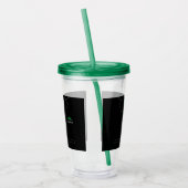 Personalisiert Name Business Acrylic Tumbler Acryltrinkbecher (Links)