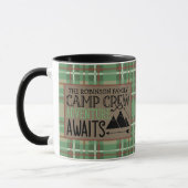 Personalisiert NAME Camping Erlebnis Tasse (Links)