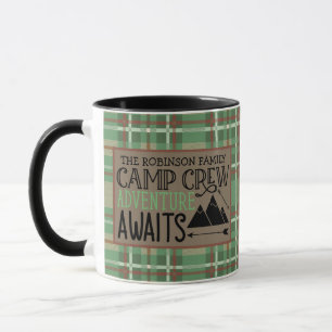 Personalisiert NAME Camping Erlebnis Tasse
