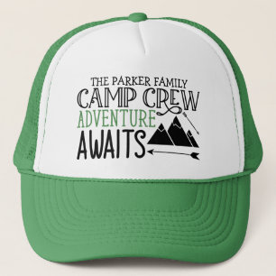 Personalisiert NAME Camping Erlebnis Truckerkappe