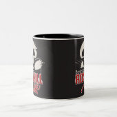 Personalisiert NAME Cheeky Roadkill Cafe Diner Zweifarbige Tasse (Mittel)