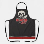 Personalisiert NAME Cheeky Roadkill Cafe GRILLEN G Schürze (Vorderseite)