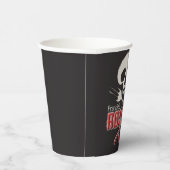Personalisiert NAME Cheeky Roadkill Cafe Party Pappbecher (Rechts)