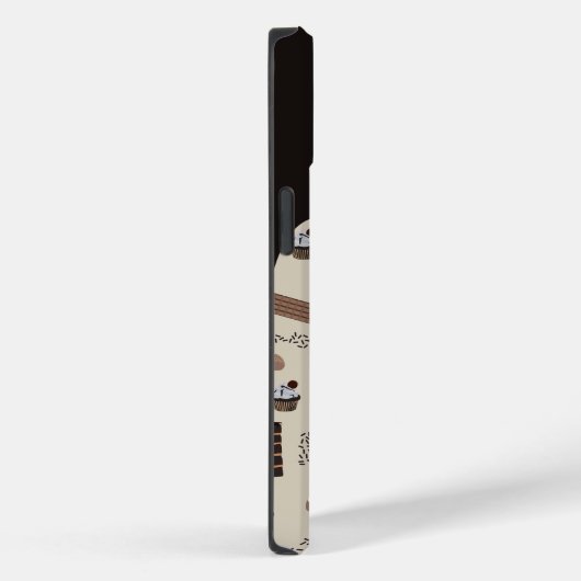 Personalisiert Name Chocolate Theme Pattern Case-Mate iPhone Hülle (Rückseite / Rechts)