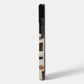 Personalisiert Name Chocolate Theme Pattern Case-Mate iPhone Hülle (Rückseite / Links)