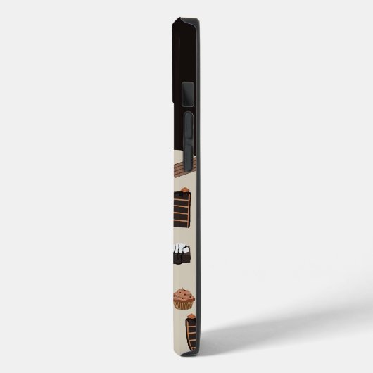 Personalisiert Name Chocolate Theme Pattern Case-Mate iPhone Hülle (Rückseite / Links)