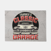 Personalisiert NAME Classic Car Garage Custom Shop Fußmatte (Vorderseite)