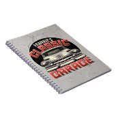 Personalisiert NAME Classic Car Garage Custom Shop Notizblock (Rechte Seite)