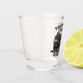 Personalisiert NAME Classic Muscle Garage Retro Schnapsglas (Links)