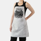 Personalisiert NAME Classic Muscle Garage Retro Schürze (InSitu)