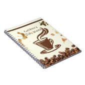 Personalisiert Name Coffee Daily Journal Notizblock (Rechte Seite)