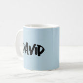 PERSONALISIERT NAME COFFEE TASSE (Vorderseite Links)